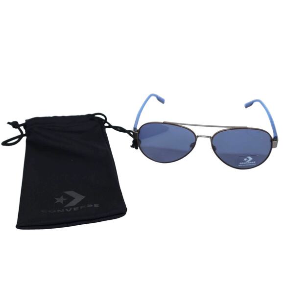 Converse Disrupt Mens Aviator Sunglasses - Matte Dark Root / Blue - NWT - Picture 8 of 10